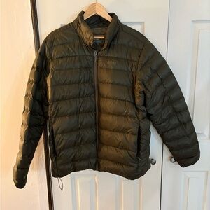 REI Men's Olive Puffer Jacket